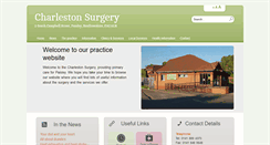 Desktop Screenshot of charlestonsurgery.org.uk